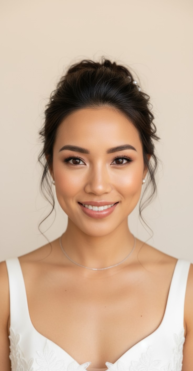 After Messy Wedding Hair